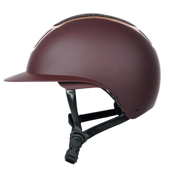 Riding Helmet Harry's Horse Sparkle Dark Red-Gold