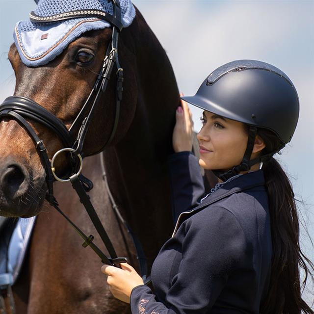 Riding Helmet Imperial Riding IRHOlania Flower Dark Blue