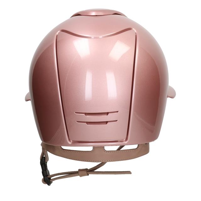 Riding Helmet KEP Italia Cromo 2.0 Diamond Pink Polo Visor Pink