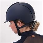 Riding Helmet KEP Italia Cromo 2.0 Matt Galassia Front Dark Blue