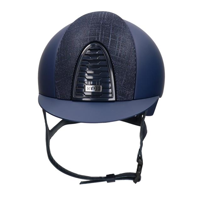 Riding Helmet KEP Italia Cromo 2.0 Matt Galassia Front Dark Blue