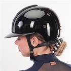 Riding Helmet KEP Italia Cromo 2.0 Polish Galassia Front Polo Black