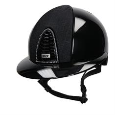 Riding Helmet KEP Italia Cromo 2.0 Polish Galassia Front Polo Black
