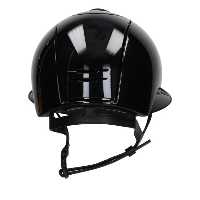 Riding Helmet KEP Italia Cromo 2.0 Polish Galassia Front Polo Black