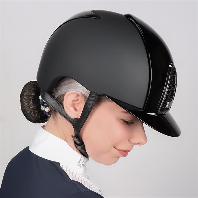 Riding Helmet KEP Italia Cromo 2.0 Textile Black Polish Black