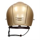 Riding Helmet KEP Italia Cromo 2.0 Textile Golden Sand Rose Gold Frame Gold