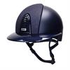 Riding Helmet KEP Italia Cromo 2.0 Textile Polo Star Front Dark Blue