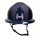 Riding Helmet KEP Italia Cromo 2.0 Textile Polo Star Front Dark Blue