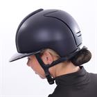 Riding Helmet KEP Italia Cromo 2.0 Textile Polo Star Front Dark Blue