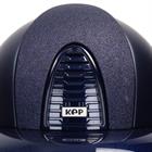 Riding Helmet KEP Italia Cromo 2.0 Textile Polo Star Front Dark Blue