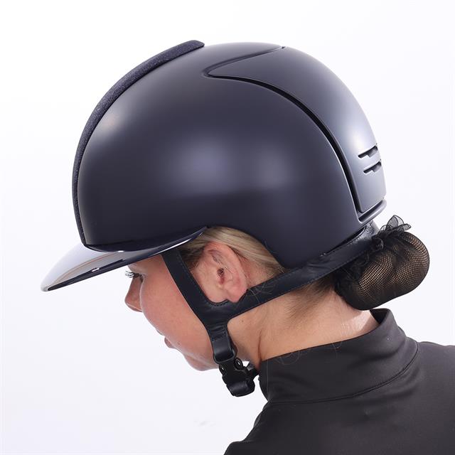 Riding Helmet KEP Italia Cromo 2.0 Textile Polo Star Front Dark Blue
