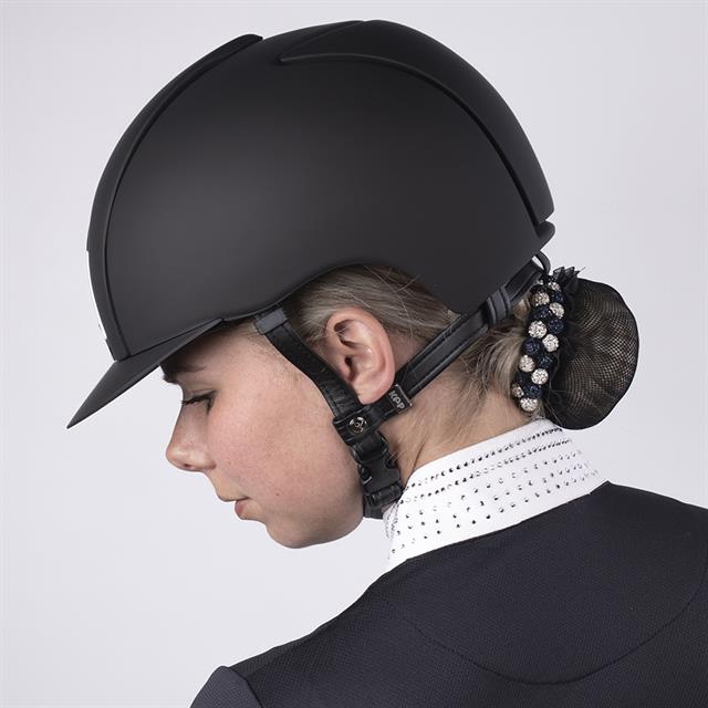 Riding Helmet KEP Italia Cromo Textile Black
