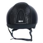 Riding Helmet KEP Italia Cromo Textile Glitter Front Blue