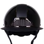 Riding Helmet QHP Miami Polo-Shirt Visor Black