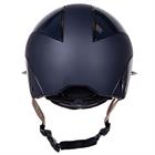 Riding Helmet QHP Miami Polo-Shirt Visor Dark Blue