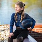 Riding Helmet QHP Ohio Dark Blue