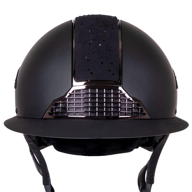 Riding Helmet QHP Ohio Polo Visor Black