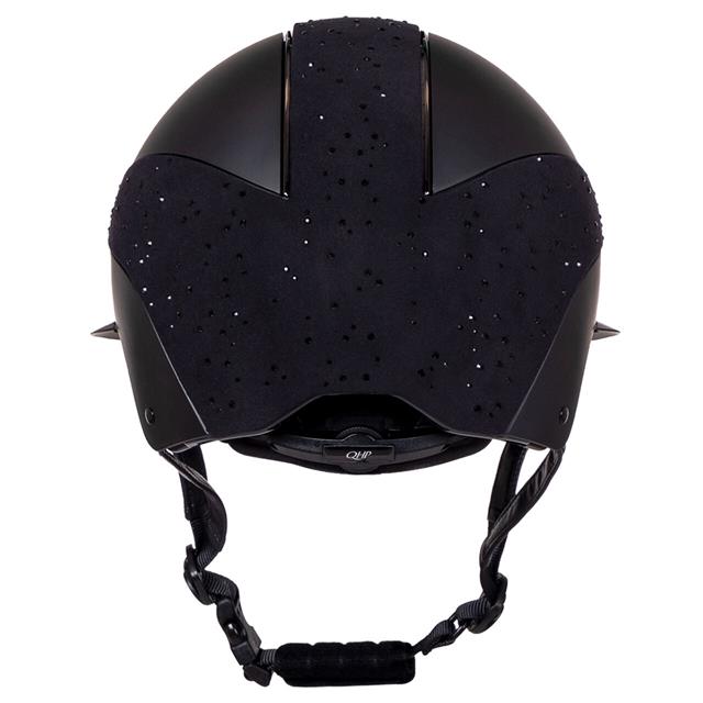 Riding Helmet QHP Ohio Polo Visor Black