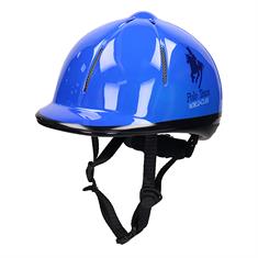 Riding Helmet Red Horse Kids Blue
