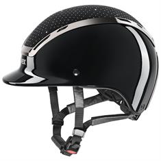 Riding Helmet Uvex Exxeed Glow Black-Black