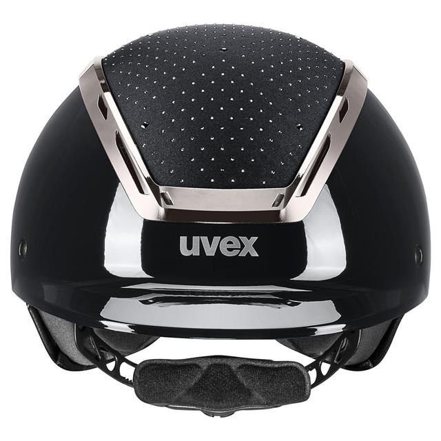 Riding Helmet Uvex Exxeed Glow Black-Black