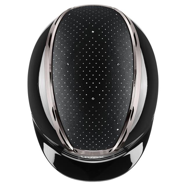 Riding Helmet Uvex Exxeed Glow Black-Black