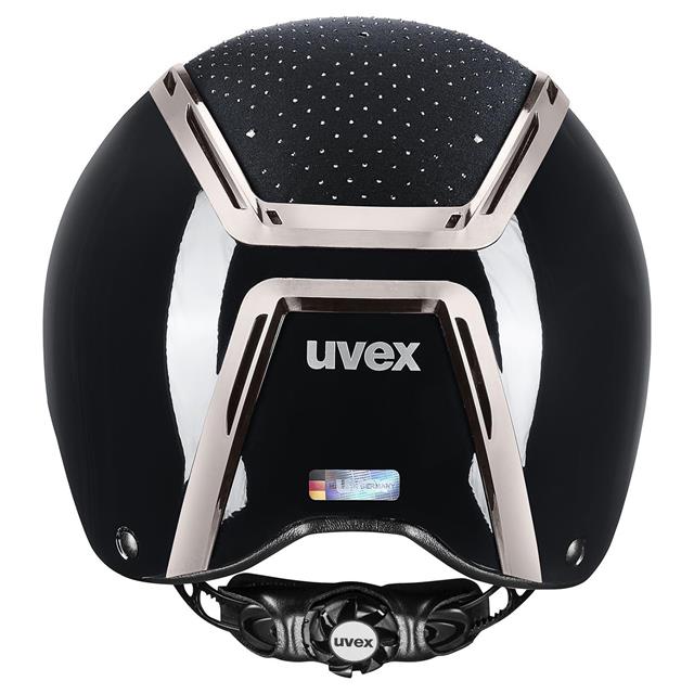 Riding Helmet Uvex Exxeed Glow Black-Black