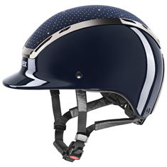 Riding Helmet Uvex Exxeed Glow Dark Blue-Black