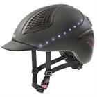 Riding Helmet Uvex Exxential II Led Dark Grey