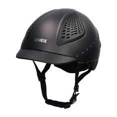 Riding Helmet Uvex Exxential II Led Dark Grey