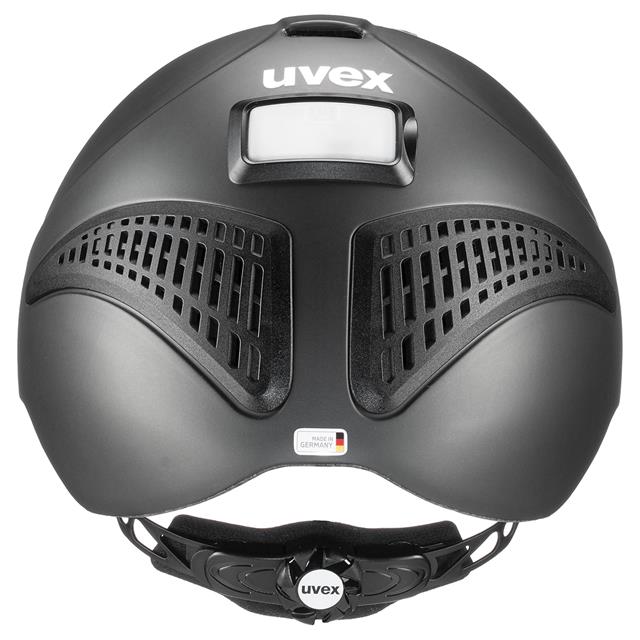 Riding Helmet Uvex Exxential II Led Dark Grey