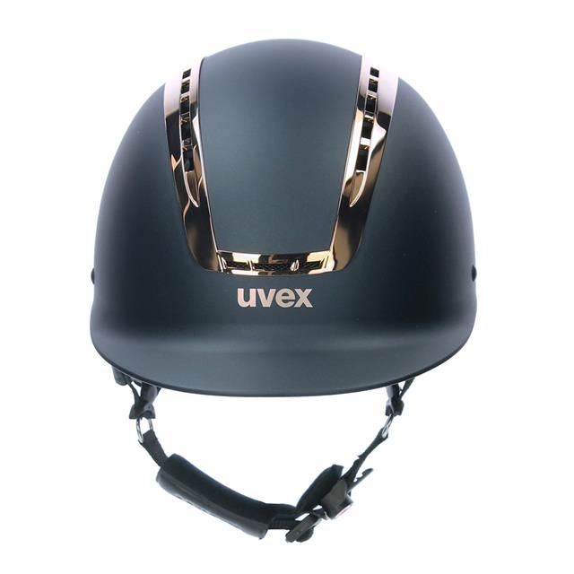 Riding Helmet Uvex Suxxeed Chrome Dark Blue-Gold