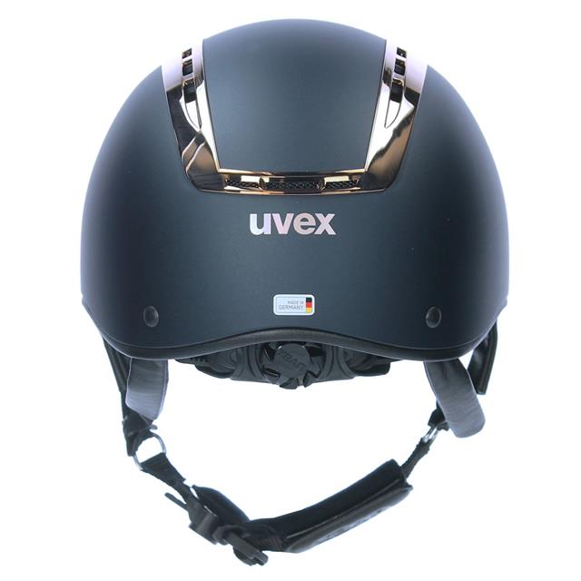 Riding Helmet Uvex Suxxeed Chrome Dark Blue-Gold