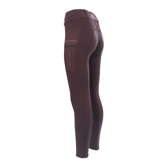 Riding Leggings Brushed Full Grip Rebel by Montar Brown