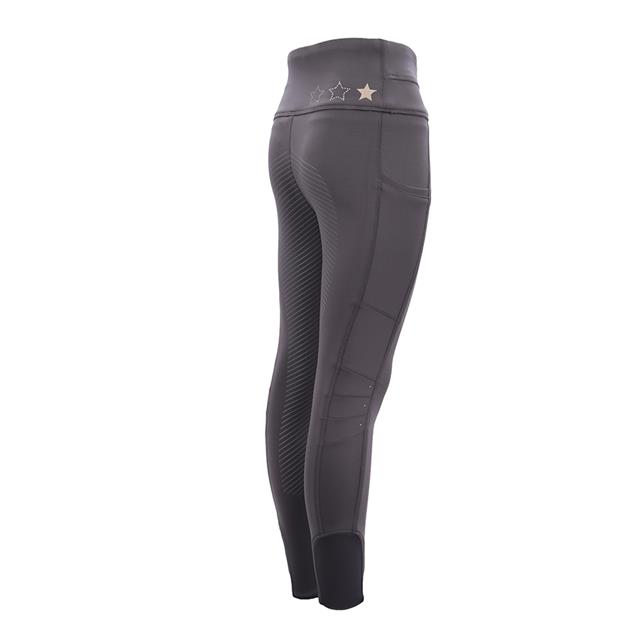 Riding Leggings La Valencio Full Grip LVValerie Kids Dark Grey