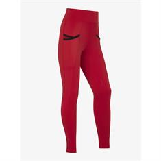 Riding Leggings LeMieux Equitight Pull On Full Grip Kids Red