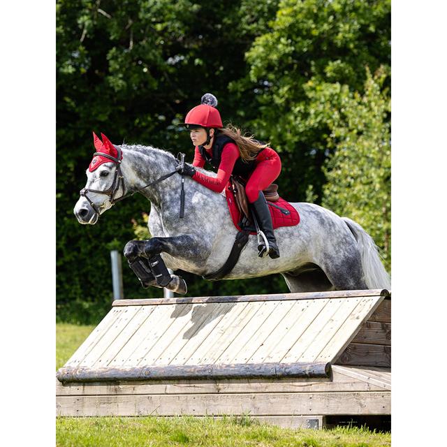 Riding Leggings LeMieux Equitight Pull On Full Grip Kids Red