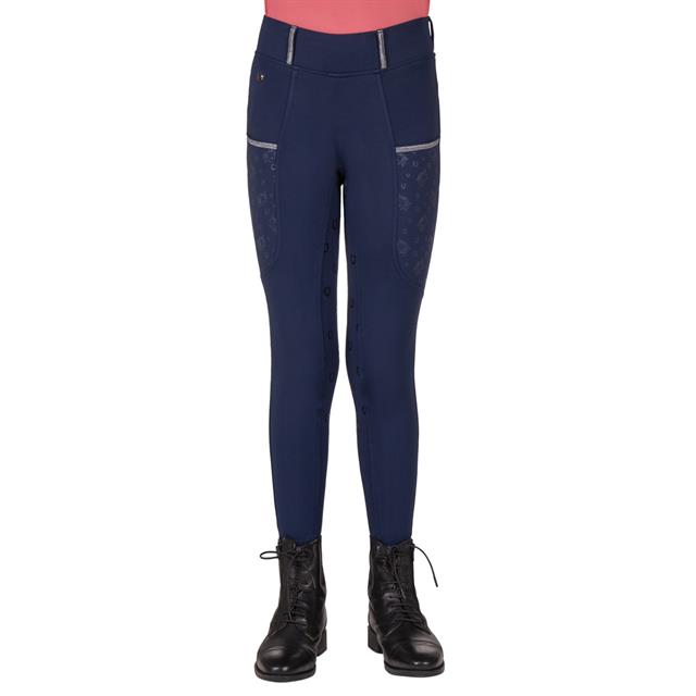 Riding Leggings QHP Jaily Blue
