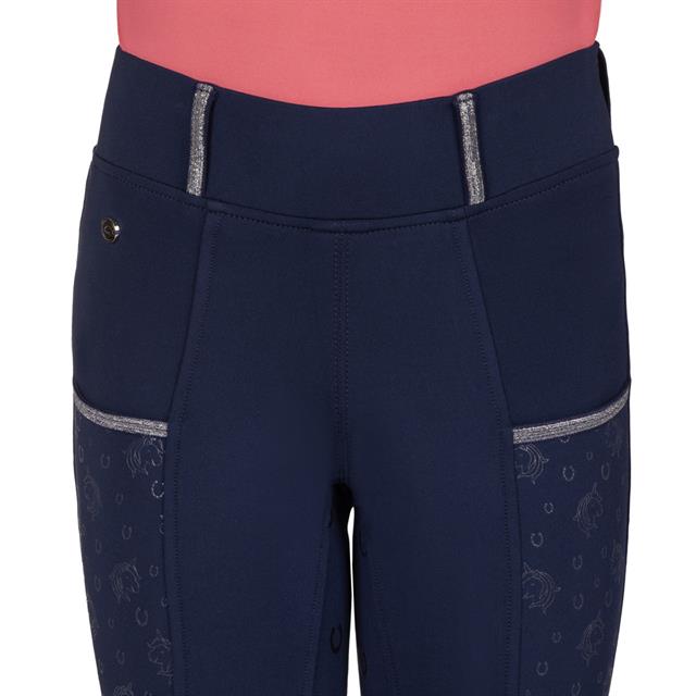 Riding Leggings QHP Jaily Blue