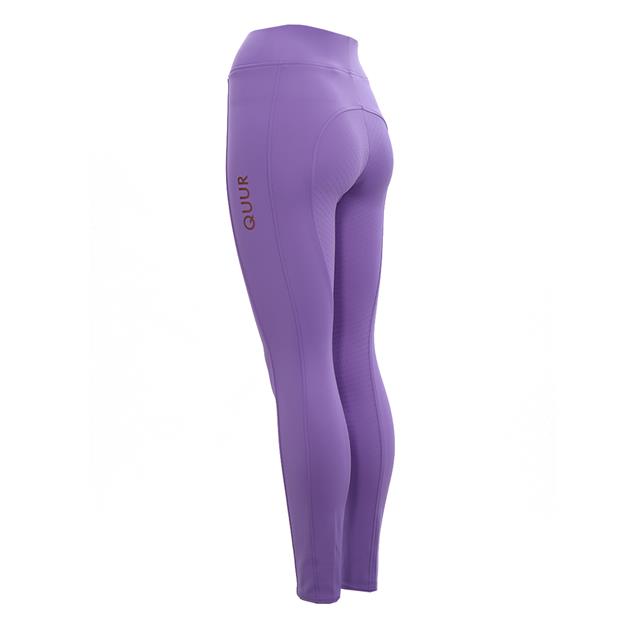 Riding Leggings Quur Qgenc 2.0 Full Grip Purple