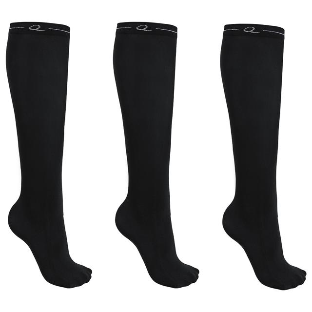 Riding Riding Socks QHP 3-Pack Black
