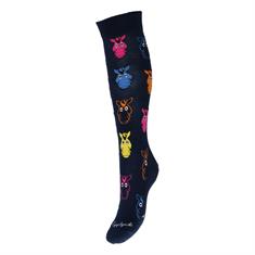 Riding Socks Epplejeck EJCrazy Horse Dark Blue