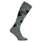 Riding Socks HV POLO Argyle Green-Black