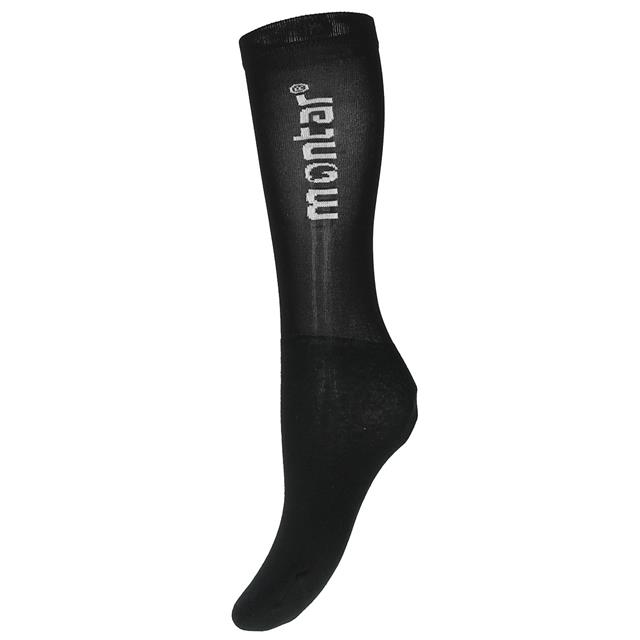 Riding Socks Montar With Logo Uni Black