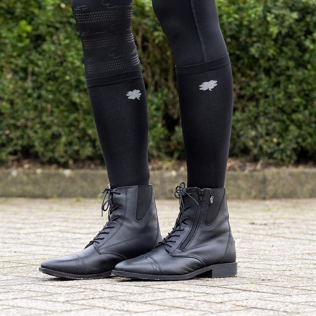 Riding Socks QHP Gift Box 2-Pack Black-Silver