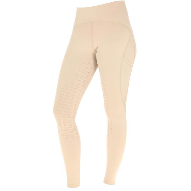 Riding Tights Covalliero Full Grip Kids Light Brown