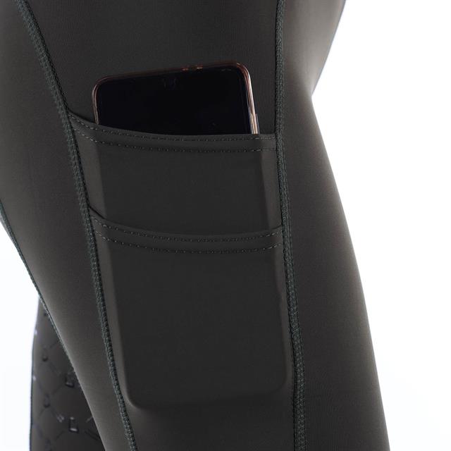 Riding Tights Epplejeck EJPhebe Full Grip Kids Dark Green