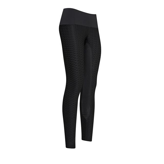 Riding Tights euro-star Flying Famous Leg Grip Black
