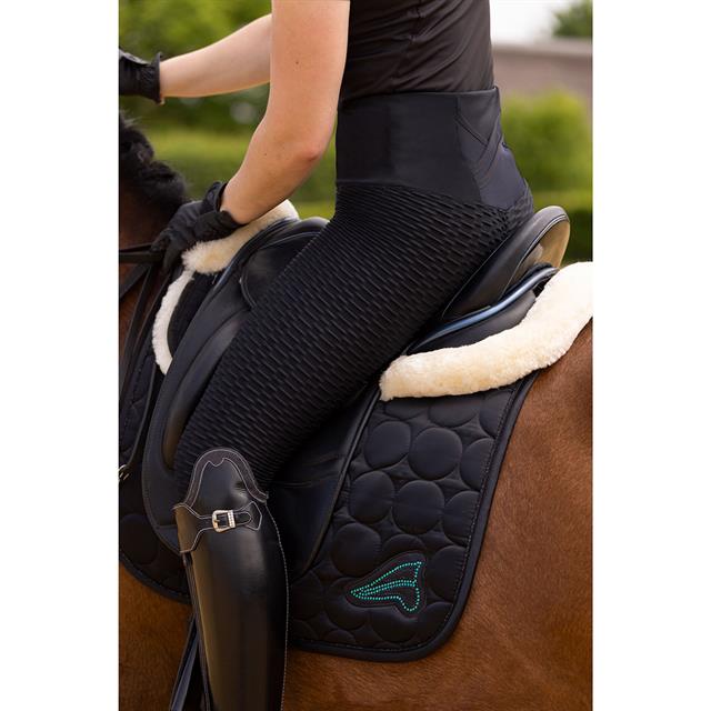 Riding Tights euro-star Flying Famous Leg Grip Black