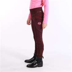Riding Tights Harry's Horse LouLou Stavanger Full Grip Kids Dark Purple